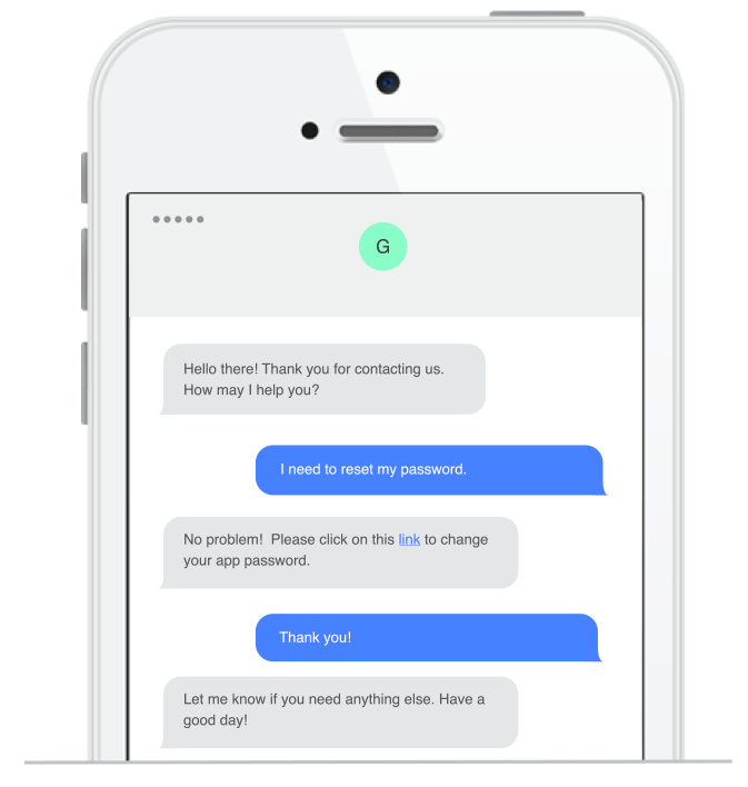 In-App-white-phone-password Quiq in-app icon on computer and pop-up window demonstrating simplicity